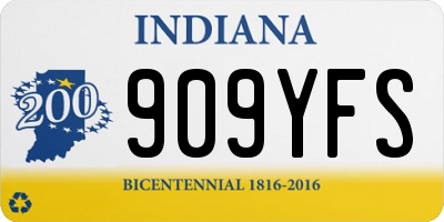 IN license plate 909YFS