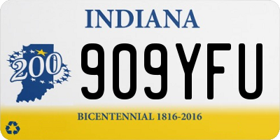 IN license plate 909YFU