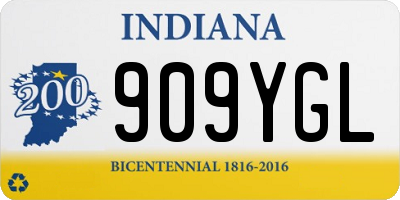 IN license plate 909YGL