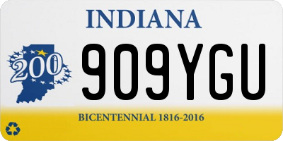 IN license plate 909YGU