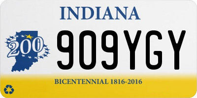 IN license plate 909YGY