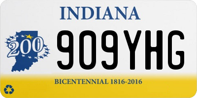 IN license plate 909YHG