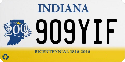 IN license plate 909YIF