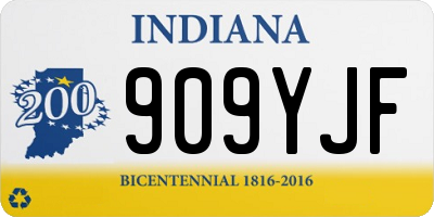 IN license plate 909YJF