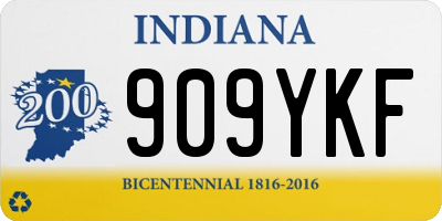 IN license plate 909YKF