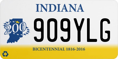 IN license plate 909YLG