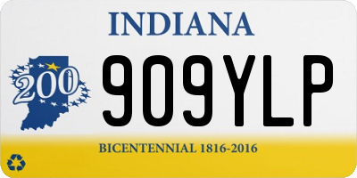 IN license plate 909YLP