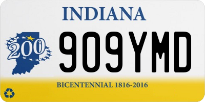 IN license plate 909YMD