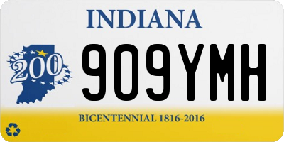 IN license plate 909YMH