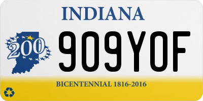IN license plate 909YOF