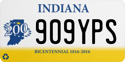 IN license plate 909YPS