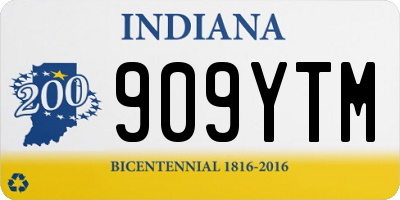 IN license plate 909YTM