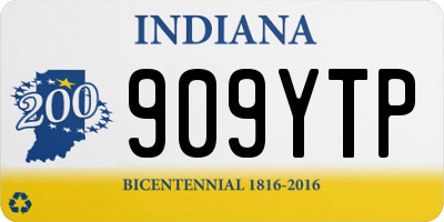 IN license plate 909YTP