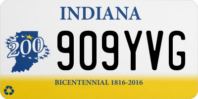 IN license plate 909YVG