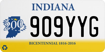 IN license plate 909YYG