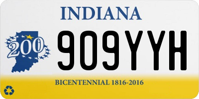 IN license plate 909YYH