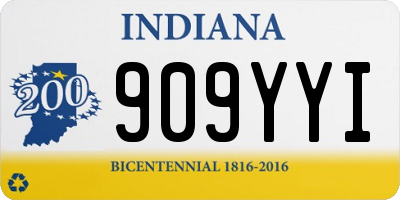 IN license plate 909YYI
