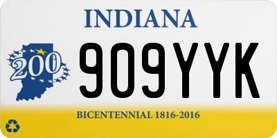 IN license plate 909YYK