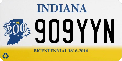IN license plate 909YYN