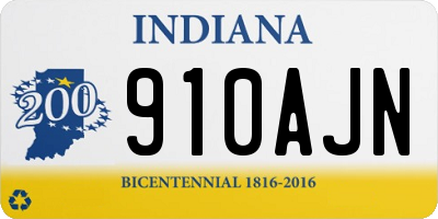 IN license plate 910AJN