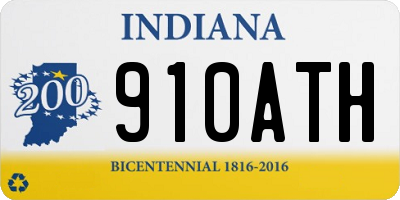 IN license plate 910ATH