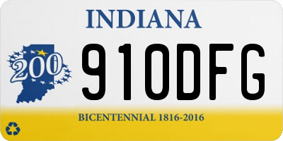 IN license plate 910DFG