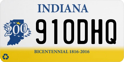 IN license plate 910DHQ
