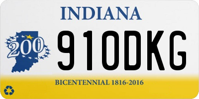 IN license plate 910DKG