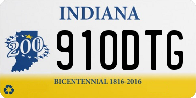 IN license plate 910DTG