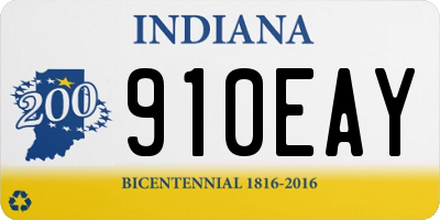 IN license plate 910EAY