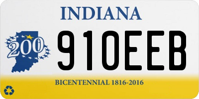 IN license plate 910EEB