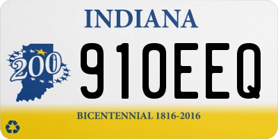 IN license plate 910EEQ