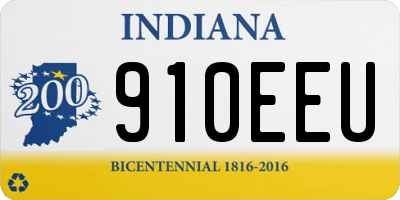 IN license plate 910EEU