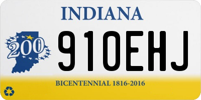 IN license plate 910EHJ