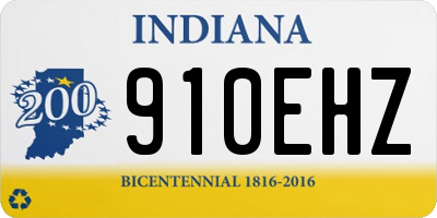 IN license plate 910EHZ