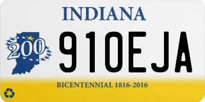 IN license plate 910EJA
