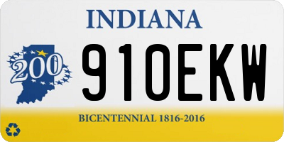 IN license plate 910EKW