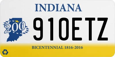 IN license plate 910ETZ
