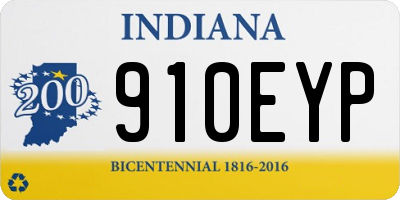 IN license plate 910EYP