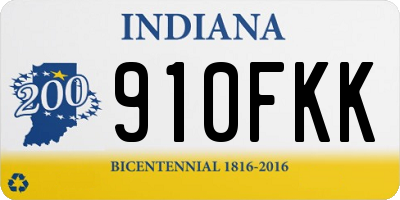 IN license plate 910FKK