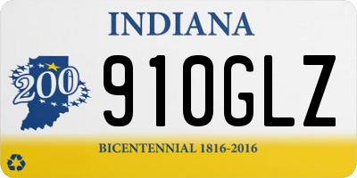 IN license plate 910GLZ