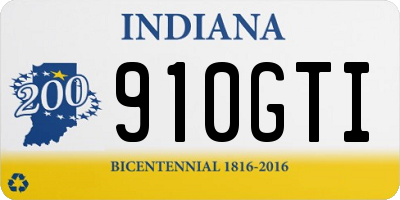 IN license plate 910GTI
