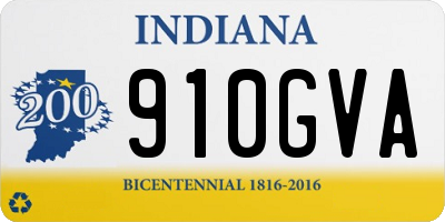 IN license plate 910GVA