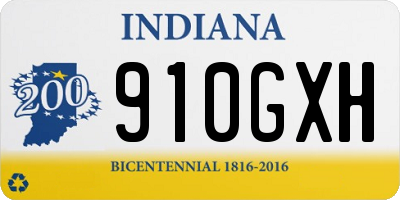 IN license plate 910GXH