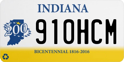 IN license plate 910HCM
