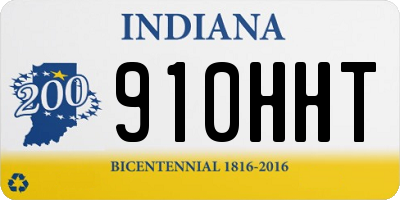 IN license plate 910HHT
