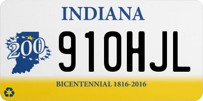IN license plate 910HJL