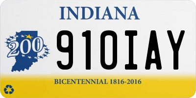 IN license plate 910IAY