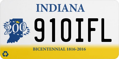 IN license plate 910IFL