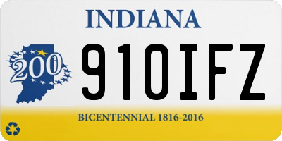 IN license plate 910IFZ
